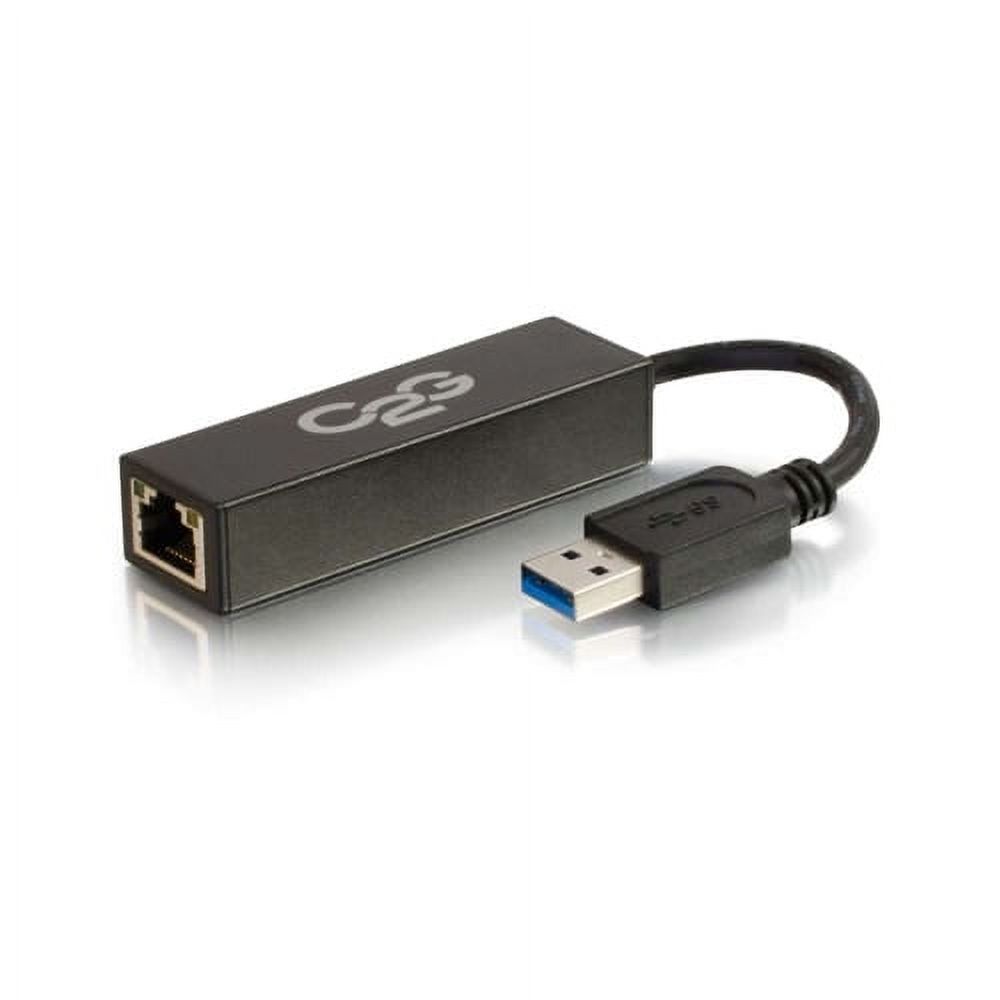 C2G 39700 USB 3.0 to Gigabit Ethernet Network Adapter, Black - image 1 of 2