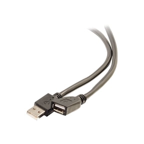 C2G 39936 USB Active Extension Cable - USB 2.0 A Male to A Female Cable, Plenum CMP-Rated (75 Feet, 22.86 Meters)