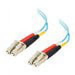 C2G 3m LC-LC 10Gb 50/125 OM3 Duplex Multimode Fiber Optic Cable - Plenum CMP-Rated - Aqua - patch cable - 10 ft - aqua