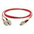 thumbnail image 1 of C2G 3m LC-SC 62.5/125 OM1 Duplex Multimode PVC Fiber Optic Cable - Red - patch cable - 10 ft - red, 1 of 2