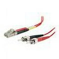 thumbnail image 1 of C2G 3m LC-ST 50/125 OM2 Duplex Multimode PVC Fiber Optic Cable - Red - patch cable - 10 ft - red, 1 of 5