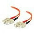 thumbnail image 1 of C2G 3m SC-SC 50/125 OM2 Duplex Multimode PVC Fiber Optic Cable - Orange - patch cable - 10 ft - orange, 1 of 7