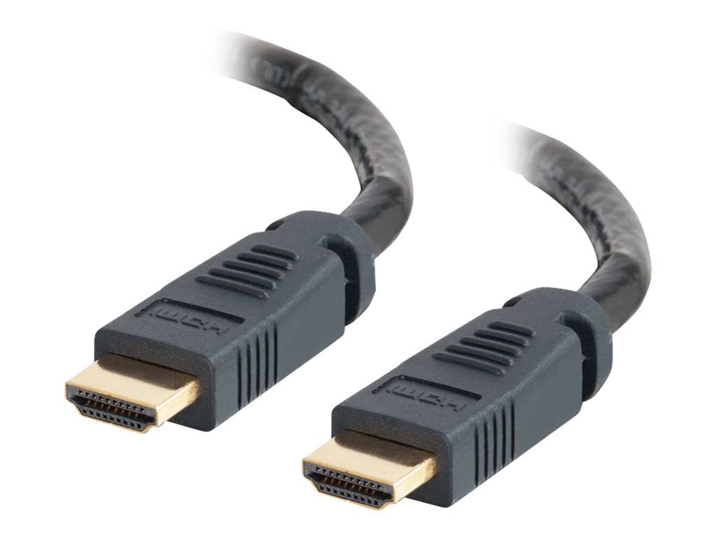 C2G Pro Series 50ft HDMI Cable - Plenum CMP-Rated - HDMI cable - HDMI (M) to HDMI (M) - 50 ft - shielded - black