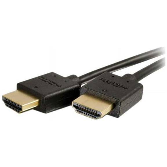 C2G 41363 Ultra Flexible 4K UHD High Speed HDMI Cable (60Hz) with Low Profile Connectors, Black (3 Feet, 0.91 Meters)