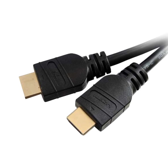 C2G 41413 4K Active High Speed HDMI Cable, 4K 60Hz, In-Wall CL3-Rated, Black (25 Feet, 7.62 Meters)