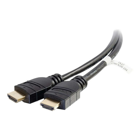 C2G 41415 4K Active High Speed HDMI Cable, 4K 60Hz, In-Wall CL3-Rated, Black (50 Feet, 15.24 Meters)