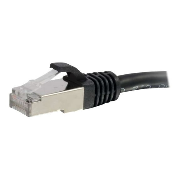 C2G 4ft Cat6 Snagless Shielded (STP) Ethernet Network Patch Cable - Black - patch cable - 4 ft - black