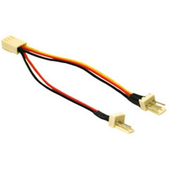 C2G 4in 3-Pin Fan Power Y-Splitter Cable