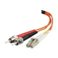 thumbnail image 1 of C2G LC-ST 62.5/125 OM1 Duplex Multimode Fiber Optic Cable (TAA Compliant) - Patch cable - TAA Compliant - LC multi-mode (M) to ST multi-mode (M) - 4 m - 4 m - fiber optic - duplex - 62.5 / 125 micron - OM1 - orange, 1 of 4