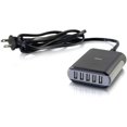 thumbnail image 1 of C2G 5-Port USB Wall Charger, AC to USB Adapter, 5V 8A Output, 1 of 4