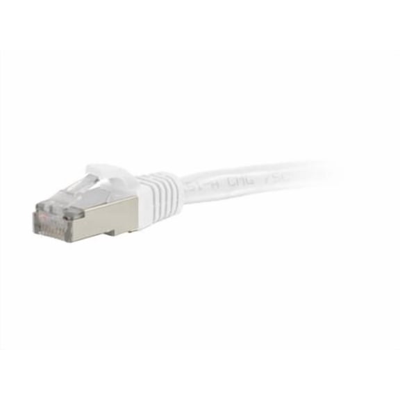 C2G 5ft (1.5m) Cat6a Snagless Shielded (STP) Ethernet Network Patch Cable, White, RJ45, M/M