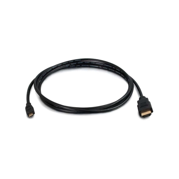 C2G 50616 4K UHD High Speed HDMI to Micro HDMI Cable (60Hz) with Ethernet for 4K Devices, Black (10 Feet, 3.04 Meters)