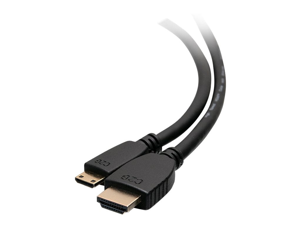 C2G 50620 4K UHD High Speed HDMI to Mini HDMI Cable (60Hz) with Ethernet for 4K Devices, Black (10 Feet, 3.04 Meters)