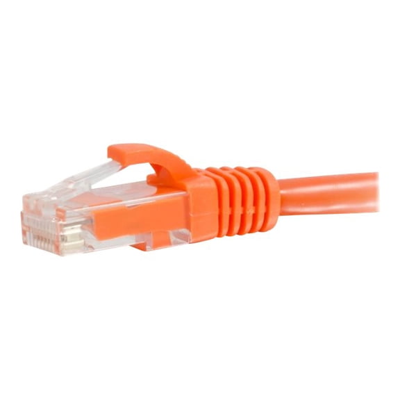 C2G 30ft Cat6a Snagless Unshielded UTP Network Patch Ethernet Cable-Orange - Patch cable - RJ-45 (M) to RJ-45 (M) - 30 ft - UTP - CAT 6a - molded, snagless, stranded - orange
