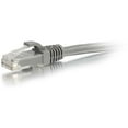 thumbnail image 1 of C2G 100ft Cat6a Snagless Unshielded UTP Network Patch Ethernet Cable - Gray - 100 ft Category 6a Network Cable for Network Adapter, Hub, Switch, Router, Modem, Patch Panel, Network Device - First End:, 1 of 3