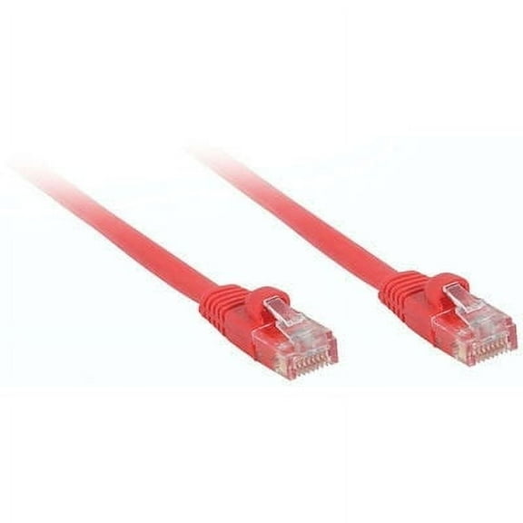 C2G Cat5e Snagless Unshielded (UTP) Network Patch Cable - patch cable - 50 ft - red