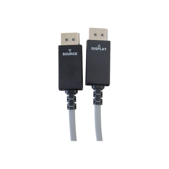 C2G 50ft DisplayPort Active Optical Cable (AOC) - Plenum CMP-Rated - Fiber Optic for Audio/Video Device - 2.70 GB/s - 50 ft - 1 x DisplayPort Male Digital Audio/Video - 1 x DisplayPort Male Digital Au