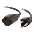 thumbnail image 1 of C2G 25ft Power Extension Cord - Outlet Saver - 18 AWG - Power extension cable - NEMA 5-15 (M) to NEMA 5-15 (F) - 25 ft - black, 1 of 3