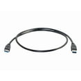 thumbnail image 1 of C2G 1m/3.28' USB 3.0 A Male to A Male Cable, Black, 1 of 3