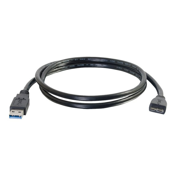 C2G 2m/6.56' USB 3.0 A Male to Micro B Male Cable, Black