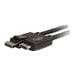 C2G 6ft DisplayPort to HDMI Adapter Cable - Black - DisplayPort cable - 6 ft