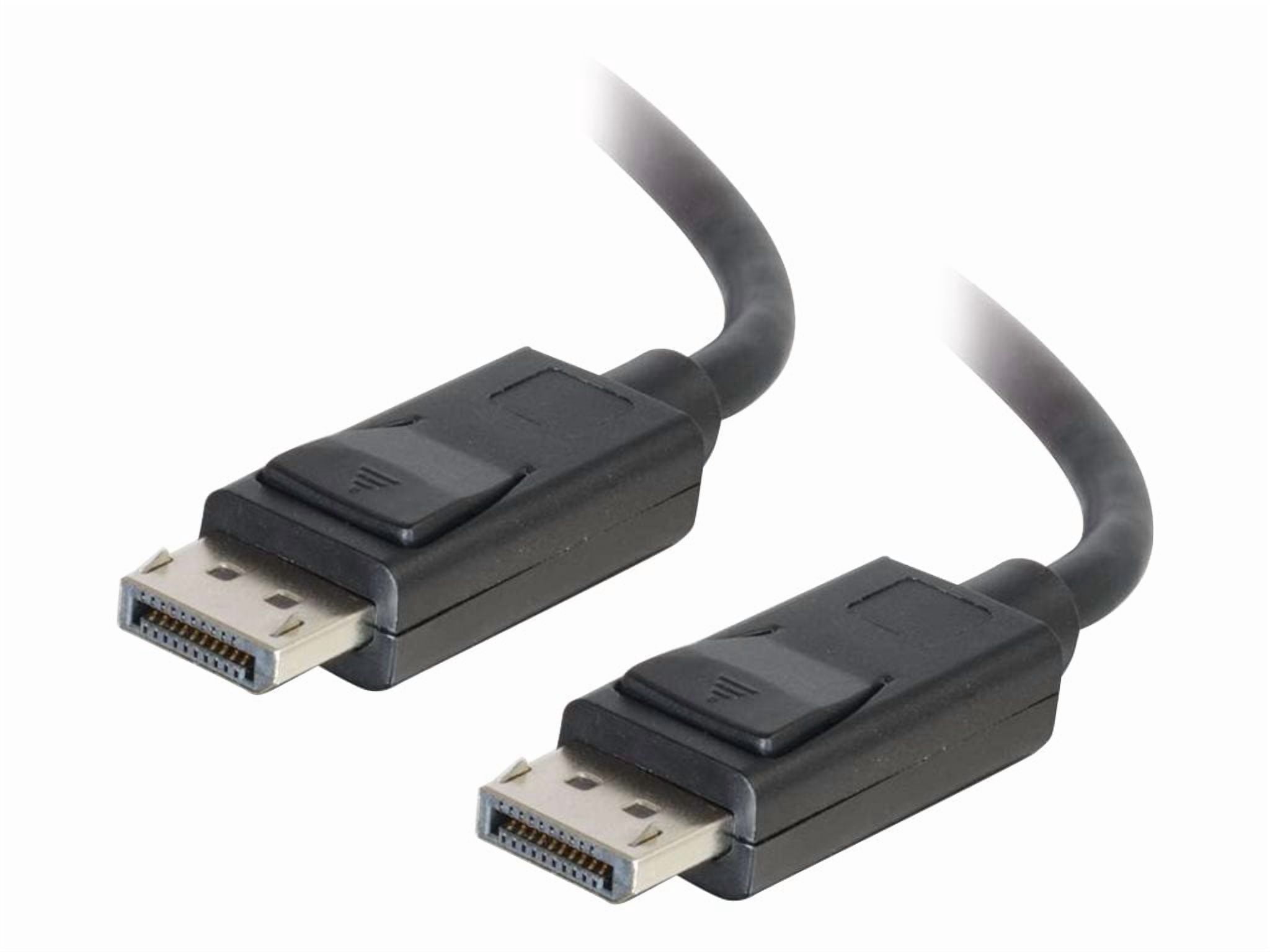 C2G 54425 DisplayPort Cable with Latches M/M, 8K UHD Compatible - Digital Audio Video, Black (30 Feet, 9.14 Meters)