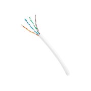 C2G 1000ft 304.8m TAA-Compliant Cat6 Bulk Unshielded UTP Ethernet Network Cable with Solid Conductors-Riser CMR-Rated - White - Bulk cable - TAA Compliant - 1000 ft - 0.2 in - UTP - CAT 6 - CMR - riser, solid - white