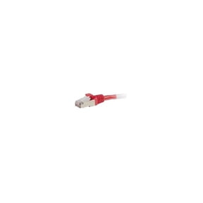 C2G 5ft Cat6 Snagless Shielded (STP) Ethernet Network Patch Cable - Red - patch cable - 5 ft - red