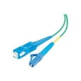 thumbnail image 1 of C2G 5m LC-SC 9/125 Simplex Single Mode OS2 Fiber Cable - Green - 16ft - Patch cable - LC single-mode (M) to SC single-mode (M) - 5 m - fiber optic - simplex - 9 / 125 micron - OS2 - green, 1 of 4