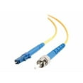 thumbnail image 1 of C2G 5m LC-ST 9/125 Simplex Single Mode OS2 Fiber Cable - Plenum CMP-Rated - Yellow - 16ft - Patch cable - LC single-mode (M) to ST single-mode (M) - 5 m - fiber optic - simplex - 9 / 125 micron - OS2 - plenum - yellow, 1 of 4