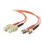 C2G 5m SC-ST 62.5/125 OM1 Duplex Multimode PVC Fiber Optic Cable - Orange - patch cable - 16.4 ft - orange