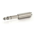 thumbnail image 1 of C2G 6.3mm (1/4in) Stereo Male to 3.5mm Stereo Female Adapter (TAA Compliant, 1 of 4