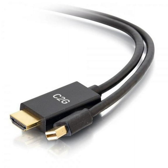 C2G  6 ft. Mini DisplayPort to HDMI 4K Passive Adapter Cable, Black