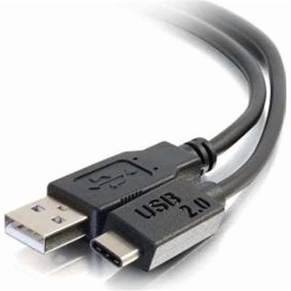 C2G 6 ft. USB 2.0 USB C USB A USB Cables - Black