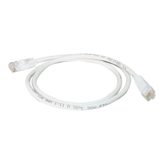 C2G 6FT Cat5e Snagless UTP CBL-WHT