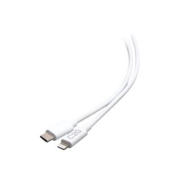 C2G 6Ft Usb-C To Lightning M/M Sync & Charging Cable White, C2G54559 (09VU87)
