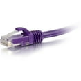 thumbnail image 1 of C2G 6IN Cat6a Snagless Unshielded (UTP) Network Patch Ethernet Cable-Purple, 1 of 3