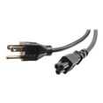 thumbnail image 1 of C2G 6ft 18 AWG 3-Slot Laptop Power Cord (NEMA 5-15P to IEC320C5) (TAA Compliant), 1 of 3