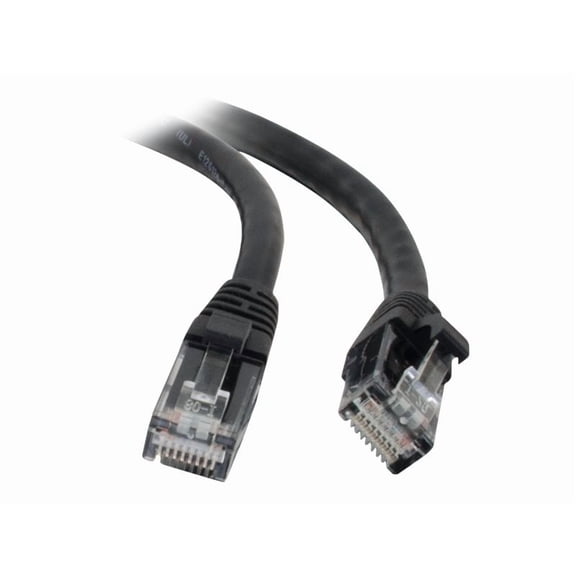 C2G 6ft Cat5e Snagless Unshielded (UTP) Network Patch Ethernet Cable Black - patch cable - 6 ft - black