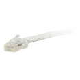 thumbnail image 1 of C2G 6ft Cat6 Non-Booted Unshielded (UTP) Ethernet Network Patch Cable - White - Patch cable - RJ-45 (M) to RJ-45 (M) - 1.83 m - UTP - CAT 6 - white, 1 of 3