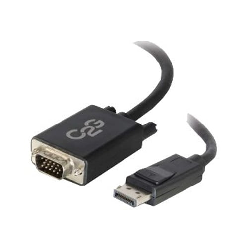 C2G 6' DisplayPort Male to VGA Male Active Adapter Cable, Black
