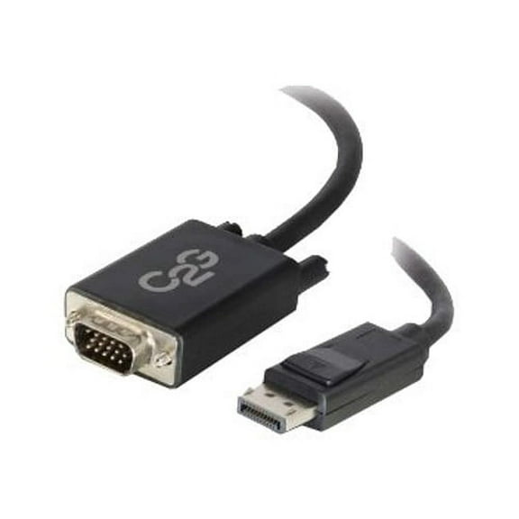 C2G 6ft DisplayPort to VGA Adapter Cable - DP to VGA - Black - DisplayPort cable - 6 ft