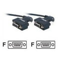 thumbnail image 1 of C2G Serial270 - Null modem cable - DB-9 (F) to DB-9 (F) - 6 ft - thumbscrews - black, 1 of 1
