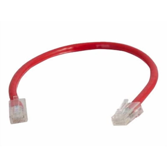 C2G 6in Cat6 Non-Booted Unshielded (UTP) Ethernet Network Patch Cable - Red - patch cable - 6 in - red