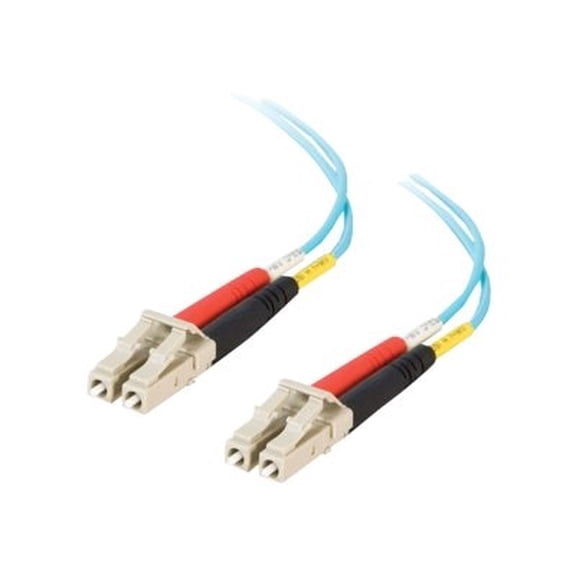 C2G 6m LC-LC 10Gb 50/125 Duplex Multimode OM3 Fiber Cable - Aqua - 20ft - network cable - 19.7 ft - aqua
