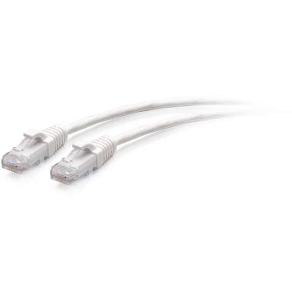 C2G 7ft (2.1m) Cat6a Snagless Unshielded (UTP) Slim Ethernet Patch Cable, White, RJ45, M/M