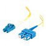 C2G 7m LC-SC 9/125 Duplex Single Mode OS2 Fiber Cable - Yellow - 23ft - 7m LC-SC 9/125 Duplex Single Mode OS2 Fiber Cable - Yellow - 23ft