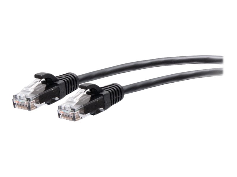 C2G 8ft (2.4m) Cat6a Snagless Unshielded (UTP) Slim Ethernet Patch Cable, Black, RJ45, M/M