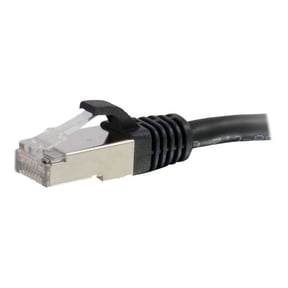 C2G-9ft Cat6 Snagless Shielded (STP) Network Patch Cable - Black - Category 6 for Network Device - RJ-45 Male - RJ-45 Male - Shielded - 9ft - Black