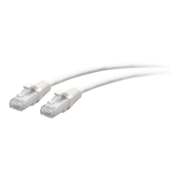 C2G 3ft (0.9m) Cat6a Snagless Unshielded (UTP) Slim Ethernet Patch Cable, White, RJ45, M/M
